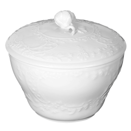 Zuckerdose, Form "Neumarseille", Weiß, 10 cm