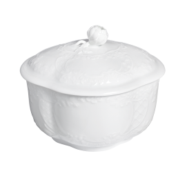 Zuckerdose, Form "Neumarseille", Weiß, H 11 cm