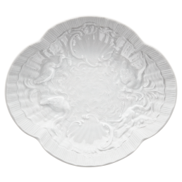 Schälchen, oval, Form "Schwanendessin", L 15 cm