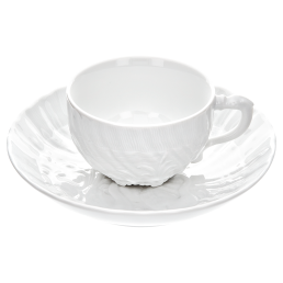 Kaffeetasse, Form "Schwanendessin", Weiß, V 0,14 l