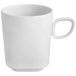 Henkelbecher, Form "Nova", Weiß, V 0,3 l
