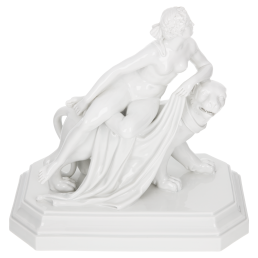 Ariadne auf Panther, Weiß, H 21 cm