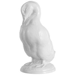 Vogel Ente, Weiß, H 14,5 cm