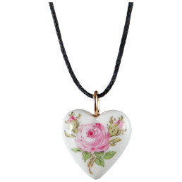 Anhänger "Herz Größe M", Rose, 2,2 x 1,8 cm
