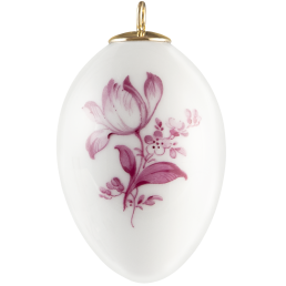 Osterei, Vintage Purpur, Tulpe, H 4,5 cm
