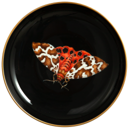 Schälchen mit Hänger, Brauner Bär auf schwarzem Hintergrund, Ø 13 cm
