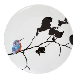Wandteller, "Flying Jewels", "Kingfisher", Ø 27 cm