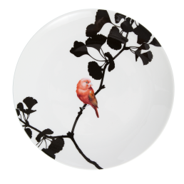 Wandteller, "Flying Jewels", "Summer Tanager", Ø 27 cm