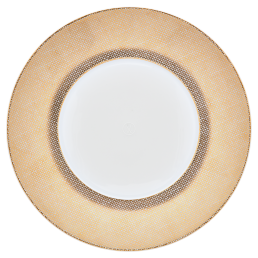 Speiseteller, klein, Form "MEISSEN® Cosmopolitan", Mesh, gold, Ø 24 cm