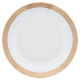 Suppenteller, Form "MEISSEN® Cosmopolitan", Meshband, gold, Ø 20,5 cm