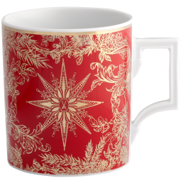Henkelbecher, Form "Berlin", "Meissen Christmas Star", rot, V 0,25 l