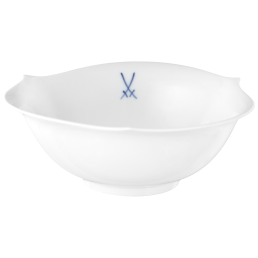 Dessertschale, Form "Wellenspiel Pur", Markenzeichen Meissen, kobaltblau, Ø 14,3 cm