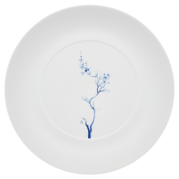 Speiseteller, groß, Form "MEISSEN® Cosmopolitan", "Blue Orchid", kobaltblau, Ø 30 cm
