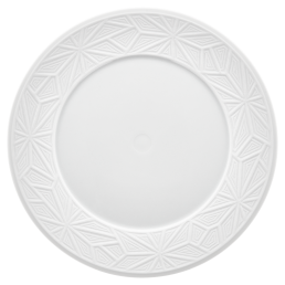 Vorspeise- und Dessertteller, Biskuit, Weiß, Form "Vitruv Graphic", Ø 22 cm