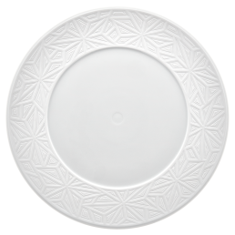 Platzteller, Biskuit, Weiß, Form "Vitruv Graphic", Ø 33 cm
