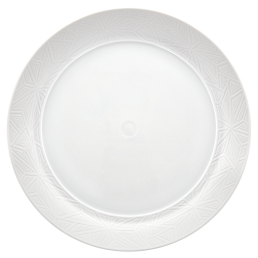 Suppenteller, Form "Vitruv Graphic", Biskuit Weiß, Ø 24 cm