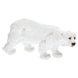 Eisbär, Bunt staffiert, L 22 cm