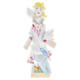 Aschenputtel Märchenfiguren, Bunt und gold staffiert, H 10 cm