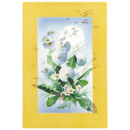 "Dandelion clock" wall plaque, 30 x 20 cm