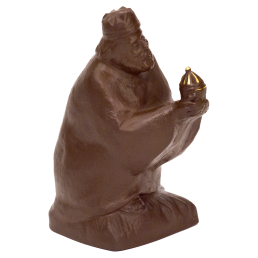 Melchior, Gold staffiert, H 11 cm