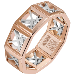 Ring Swords Insignum,750 Roségold, zweifarbig