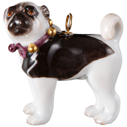 Mopsanhänger "Sir Henry" mit Frack und Fliege, lim. 333 Stück, H 3,4 cm