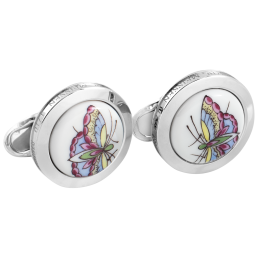 Manschettenknöpfe Butterfly, 925 Sterlingsilber