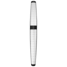 MEISSEN® Porzellan Mascara Rollerball, Geometric weiß, H 18,5 cm