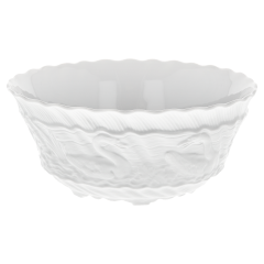 Schüssel, mittel, Form "Schwanendessin", Weiß, Ø 18 cm