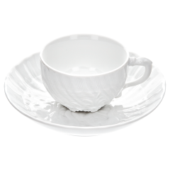 Kaffeetasse, Form "Schwanendessin", Weiß, V 0,14 l