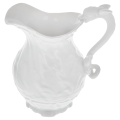Milchkännchen, klein, Form "Schwanendessin", Weiß, V 0,15 l