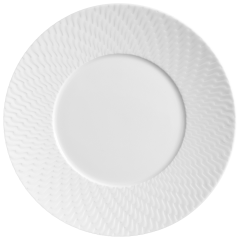 Brotteller, Form "No 41 Wellenspiel Relief", Weiß, Ø 17 cm