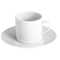 Espressotasse, Form "No 41 Wellenspiel Relief", Weiß, V 0,05 l