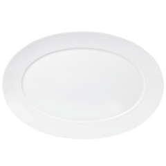 Platte, oval, Form "No 41 Casa", Weiß, L 30 cm