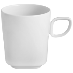 Henkelbecher, Form "Nova", Weiß, V 0,3 l