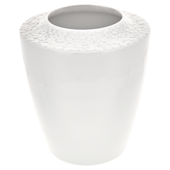 Vase, Royal Blossom, Groß, Weiß, H 19,5 cm