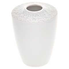 Vase, Royal Blossom, Weiß, H 10 cm