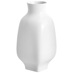 Vase Nova, Weiß, H 51 cm