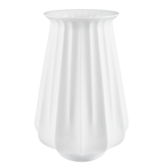Lampionvase, gro ß, Weiß, H 28,5 cm