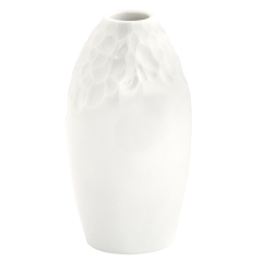 Leuchter, groß, Faustkeilserie, Weiß, H 14,5 cm