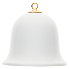 Miniatur-Glocke, Weiß, H 5 cm