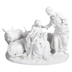 Geburt Christi, Weiß, H 17,5 cm