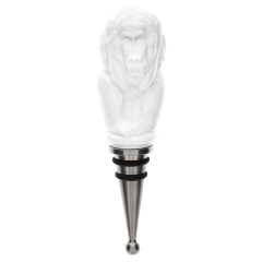 Flaschenverschluss, "MEISSEN Bottle Tops", Affe nichts hören, Weiß, H 13,5 cm
