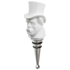 Flaschenverschluss, "MEISSEN Bottle Tops", Gentleman, Weiß, H 12 cm