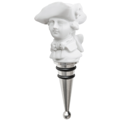 Flaschenverschluss, "MEISSEN Bottle Tops", Kavalier, Weiß, H 11 cm