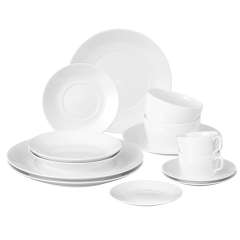 Starter-Set, 14-tlg. für 2 Personen, Form "MEISSEN® Cosmopolitan", Weiß