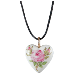 Anhänger "Herz Größe M", Rose, 2,2 x 1,8 cm