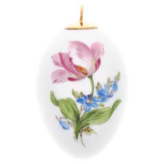 Osterei, Vintage Blume 2, Tulpe, H 4,5 cm
