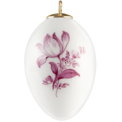 Osterei, Vintage Purpur, Tulpe, H 4,5 cm