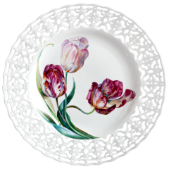 Wandschale Tulpen, Lim. 25, T 29 cm